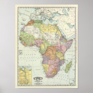 Africa, Suez Canal Poster