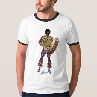 africa super hero black T-Shirt
