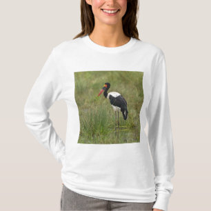 Africa. Tanzania. Male Saddle-billed Stork T-Shirt