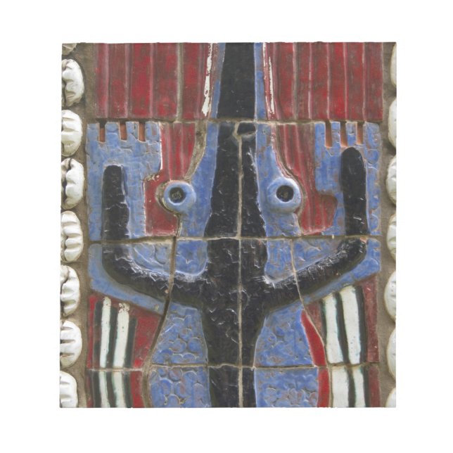 Africa, Togo, Kpalime. Artisan handicraft centre Notepad (Front)