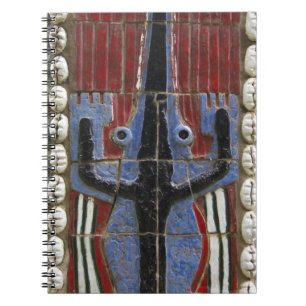 Africa, Togo, Kpalime. Artisan handicraft centre Spiral Notebook