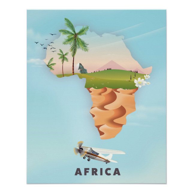 Africa Travel poster (Front)