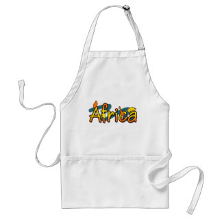 Africa trendy cool and fun design bbq aprons