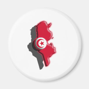 AFRICA: Tunisia (3d) Magnet