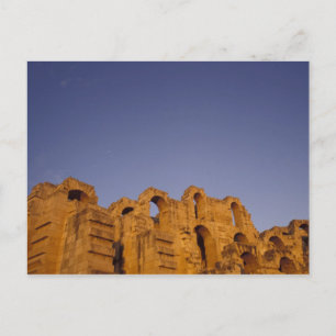 Africa, Tunisia, El Jem. Ruins of a Roman Postcard