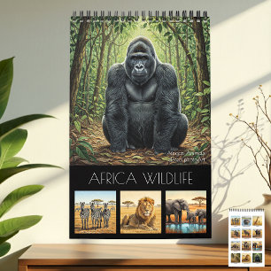 Africa Wildlife Calendar 2026 / African Animals