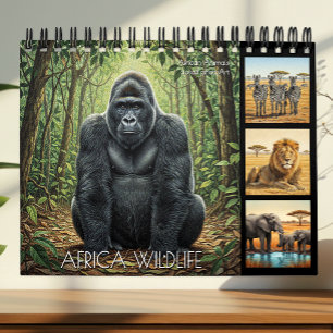 Africa Wildlife Calendar 2026 / African Animals 2