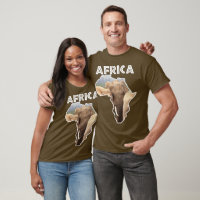 Africa Wildlife Map Elephant Family