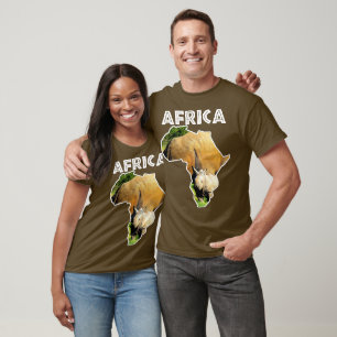 Africa Wildlife Map Trio Shirt