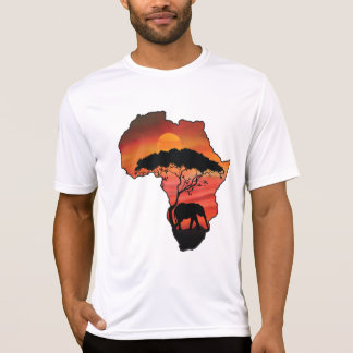 Africa with a Giraffe T-Shirt