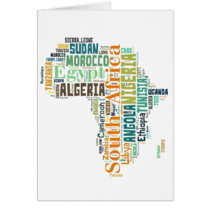 Africa Word Art