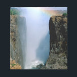 Africa, Zambia, Victoria Falls National Park. Notepad<br><div class="desc">COPYRIGHT Cindy Miller Hopkins / DanitaDelimont.com | AF51 CMI0012.jpg | Africa,  Zambia,  Victoria Falls National Park. Victoria Falls with rainbow in the spray of the falls. One of the seven natural wonders of the world.</div>