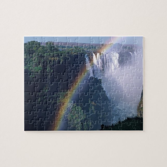 Africa, Zimbabwe. Victoria Falls Jigsaw Puzzle (Horizontal)