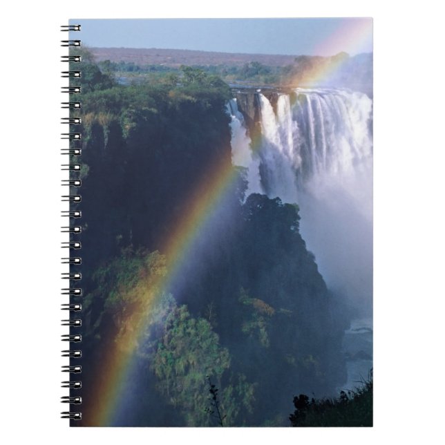 Africa, Zimbabwe. Victoria Falls Spiral Notebook (Front)