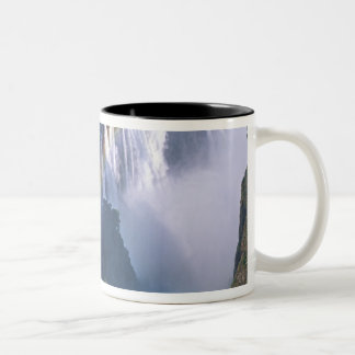 Africa, Zimbabwe. Victoria Falls Two-Tone Coffee Mug