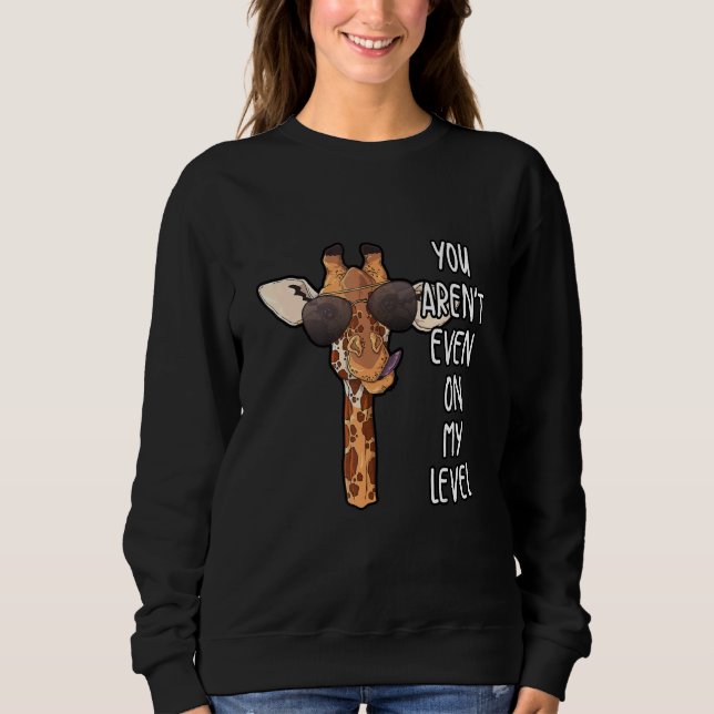 Africa Zoo Keeper  Giraffe Sweatshirt (Front)
