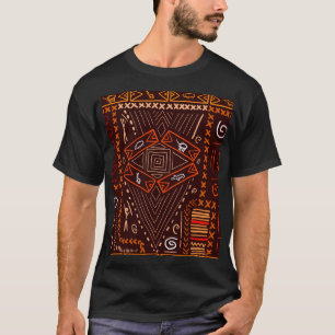 African Aboriginal Art Seamless Pattern T-Shirt