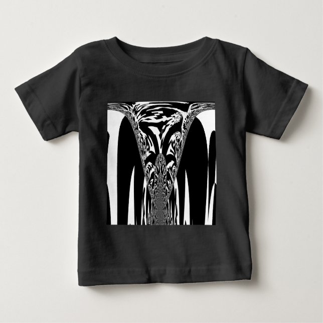 African Abstract Art Print Baby T-Shirt (Front)