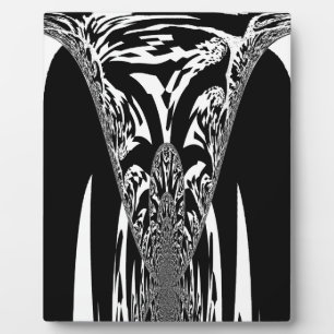 African Abstract Art Print Plaque