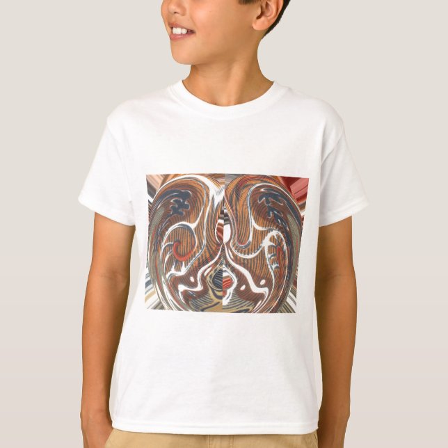 African Abstract Art Print T-Shirt (Front)