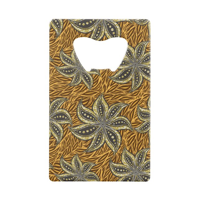 African Abstract Floral Batik Style (Front)