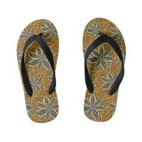 African Abstract Floral Batik Style