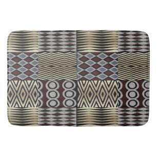 African  Abstract Pattern Bath Mat