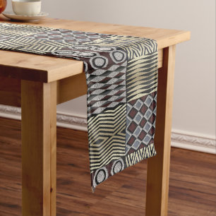 African Abstract Pattern Short Table Runner
