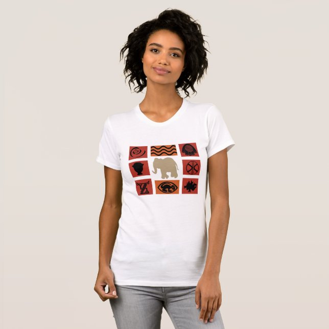 African abstract tribal art T-Shirt (Front Full)