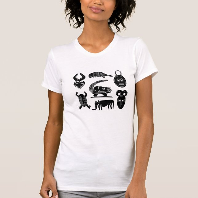 African abstract tribal art T-Shirt (Front)