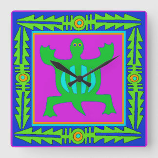 African Adinkra Denkyem Wall Clock - Adaptability