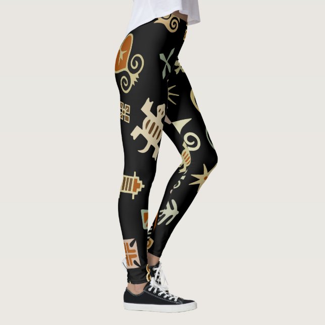African Adinkra Leggings (Right)