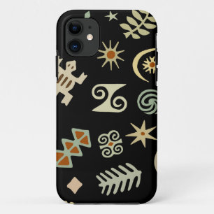 African Adinkra Symbols Case-Mate iPhone Case