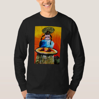 African African Woman Preparing Food Colorful Artw T-Shirt