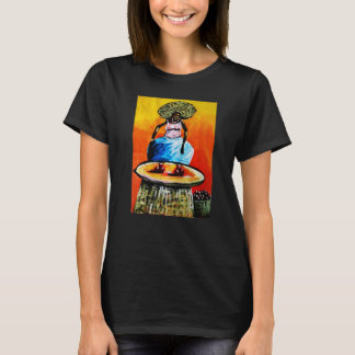 African African Woman Preparing Food Colorful Artw T-Shirt