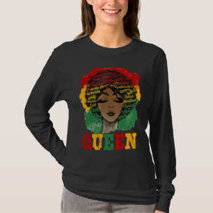 African Afro Queen Strong Black Women Black Histor T-Shirt