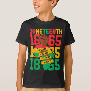 African american 1865 juneteenth black history T-Shirt