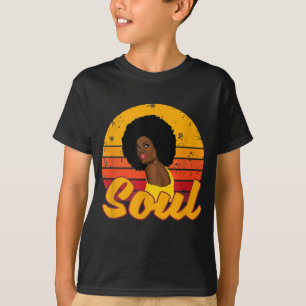 African American 70s 80s Funk Afro Disco Soul Mela T-Shirt
