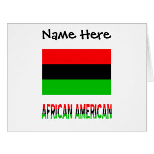 African American African Diaspora Flag Personalise