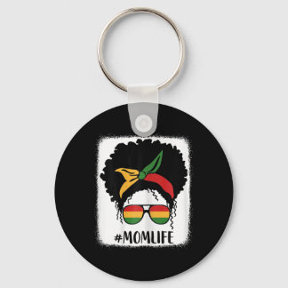 African American Afro Mum Life Black Mum Mothers D Key Ring
