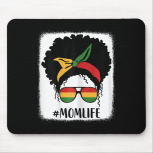 African American Afro Mum Life Black Mum Mothers D Mouse Pad