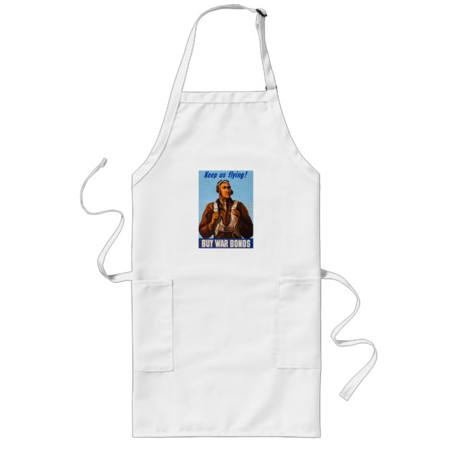 African American Aviators Fighter Pilots of WW2  Long Apron (Front)