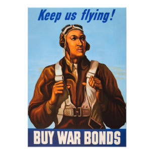 African American Aviators Fighter Pilots of WW2 Photo Print