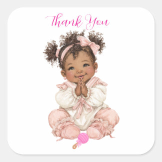 African American Baby Girl sticker