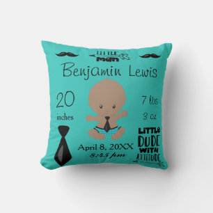 African American Baby Keepsake Cushion