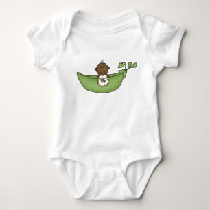 African American Baby Pea Pod Bodysuit