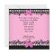 African American Baby Shower Girl Pink Zebra