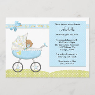 African American Baby Shower Invitation