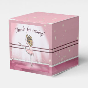 African American Ballerina Birthday Favour Box