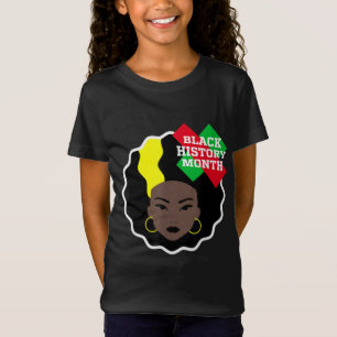 African American Beauty Queen girls Black History  T-Shirt